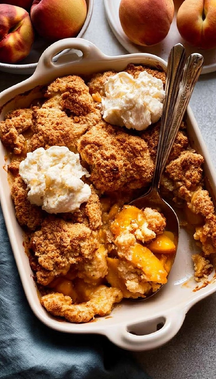 Peach Cobbler | Old-Fashioned Summer Fruit Dessert