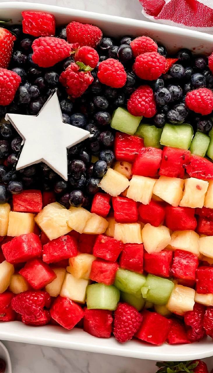 Red, White and Blue Fruit Salad | Patriotic Summer Side Dish 85 Red, White and Blue Fruit Salad | Patriotic Summer Side Dish