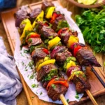 Steak Kabobs | Easy Grilled Skewers for Dad’s Cookout 141 Steak-Kabobs-Easy-Grilled-Skewers-for-Dads-Cookout-Recipe