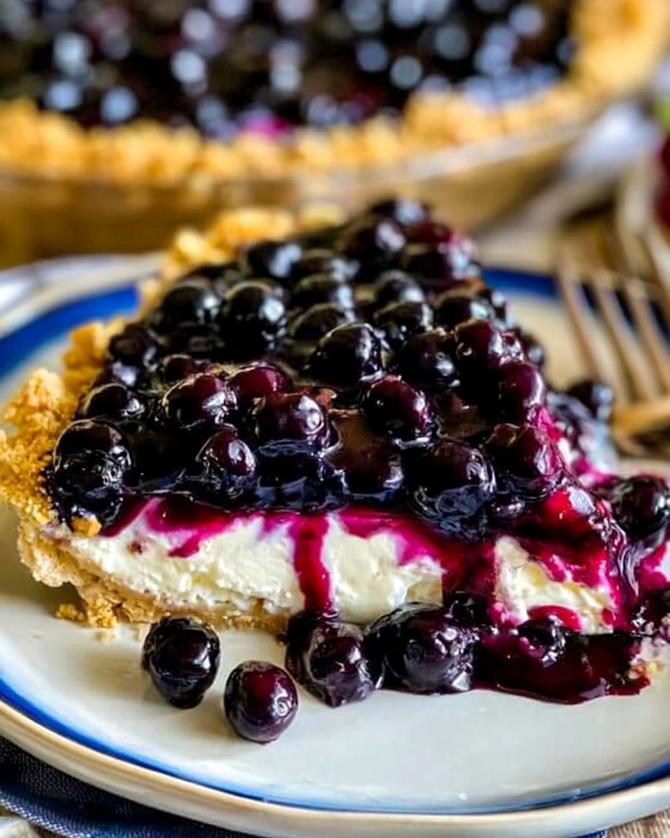 Blueberry Cream Cheese Pie