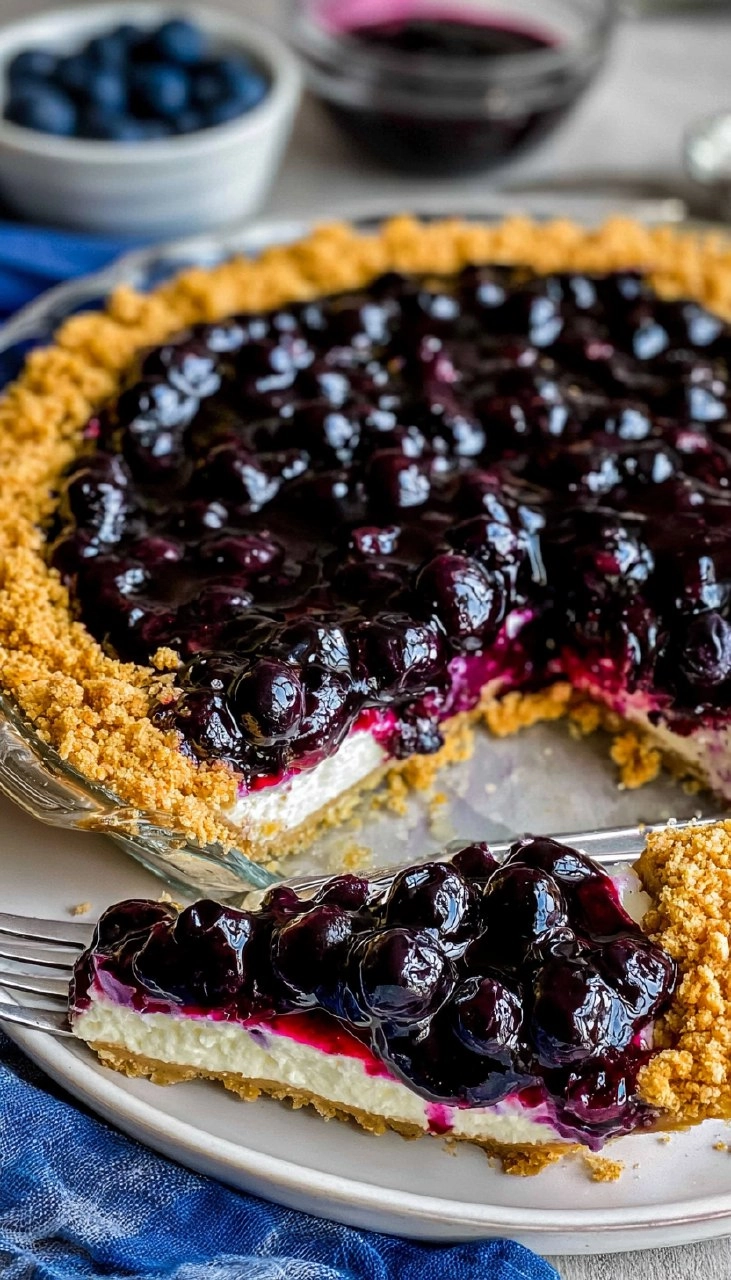 Blueberry Cream Cheese Pie
