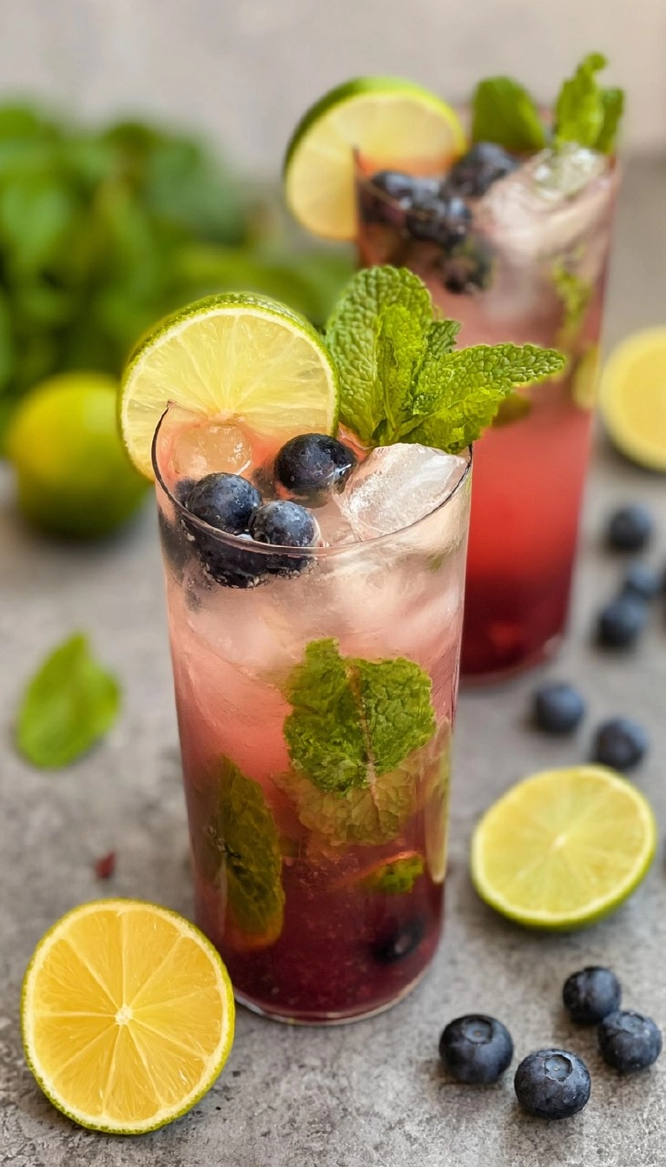 Blueberry Mojitos 75 Blueberry Mojitos