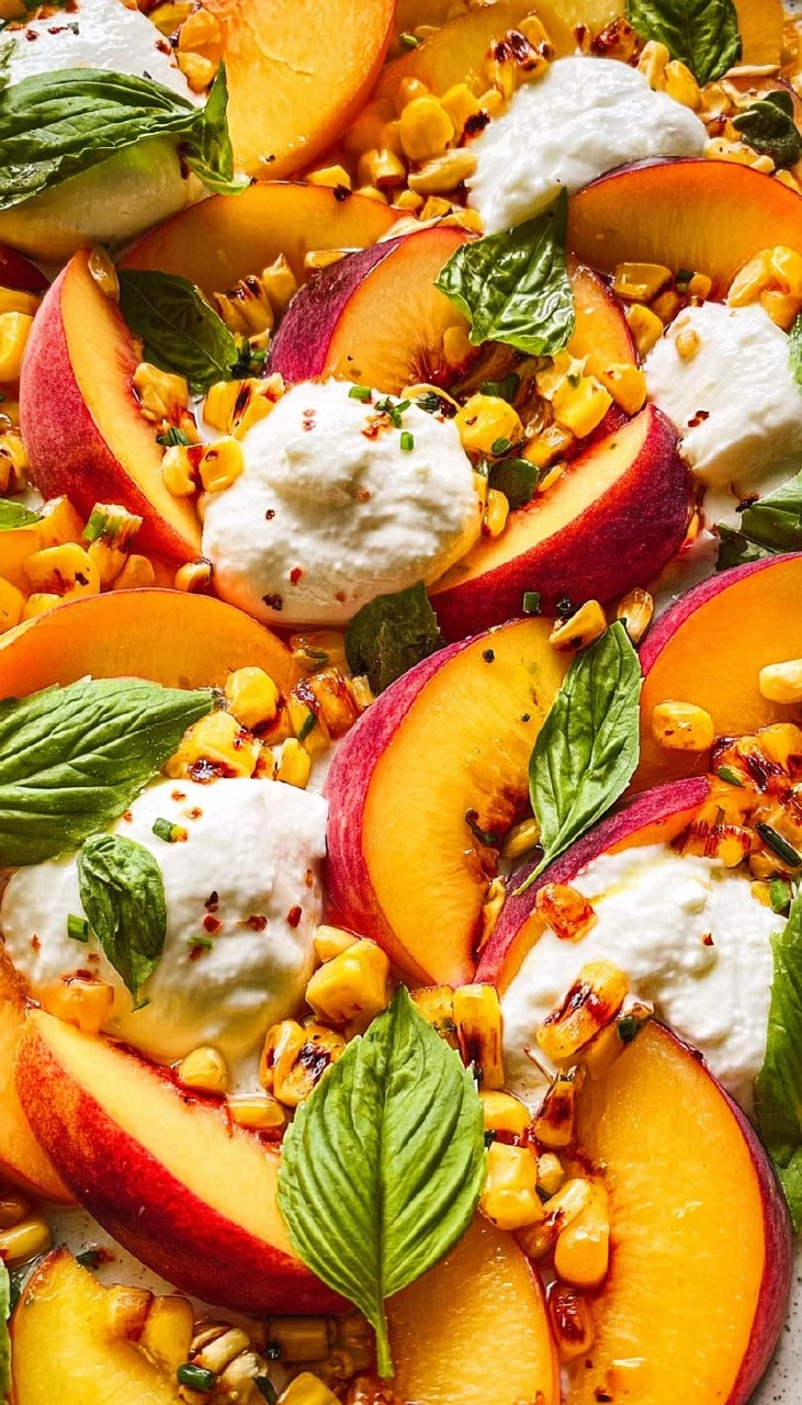 Burrata Peach Salad