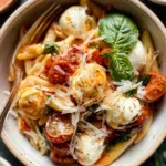 Caprese-Pasta-Easy-Tomato-Mozzarella-Pasta-Recipe