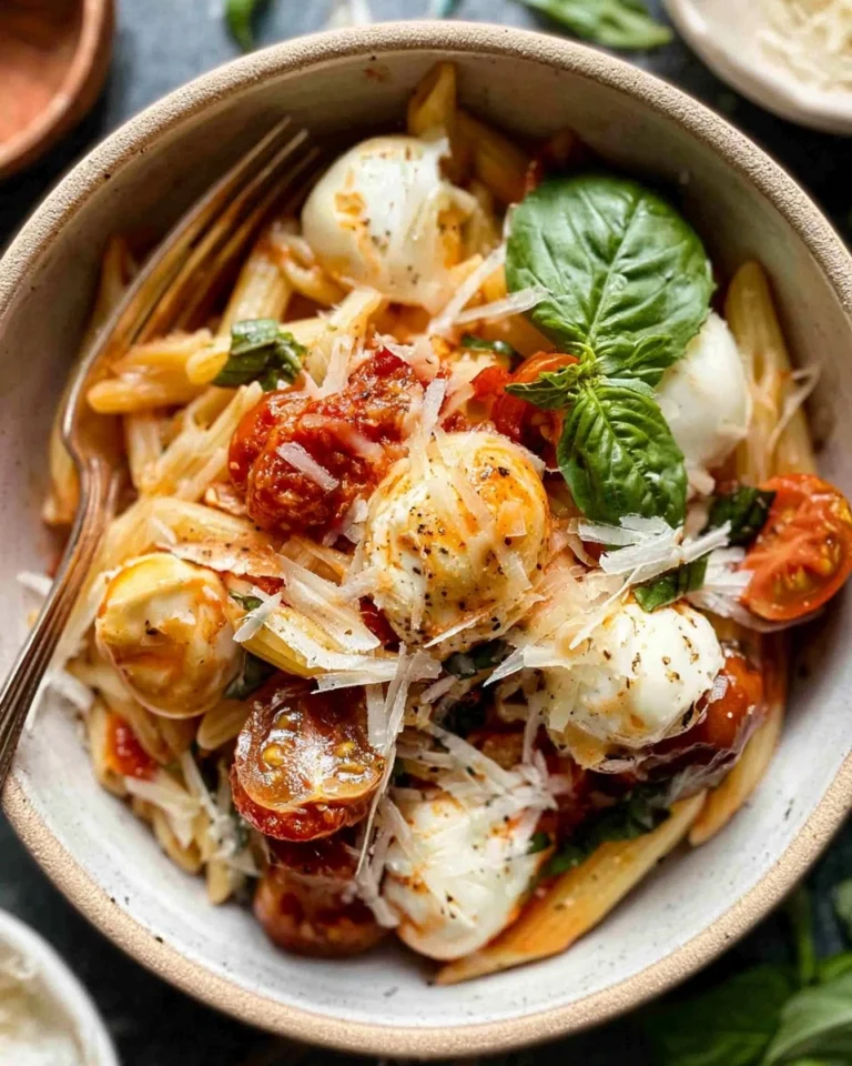 Caprese-Pasta-Easy-Tomato-Mozzarella-Pasta-Recipe