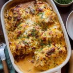 Cheesy-Ranch-Chicken-Casserole-Recipe