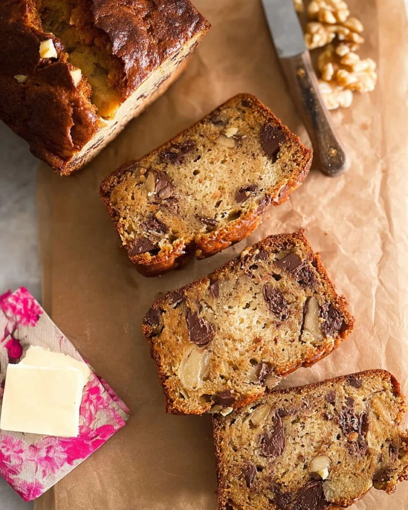 Chocolate-Chip-Walnut-Banana-Bread-Recipe