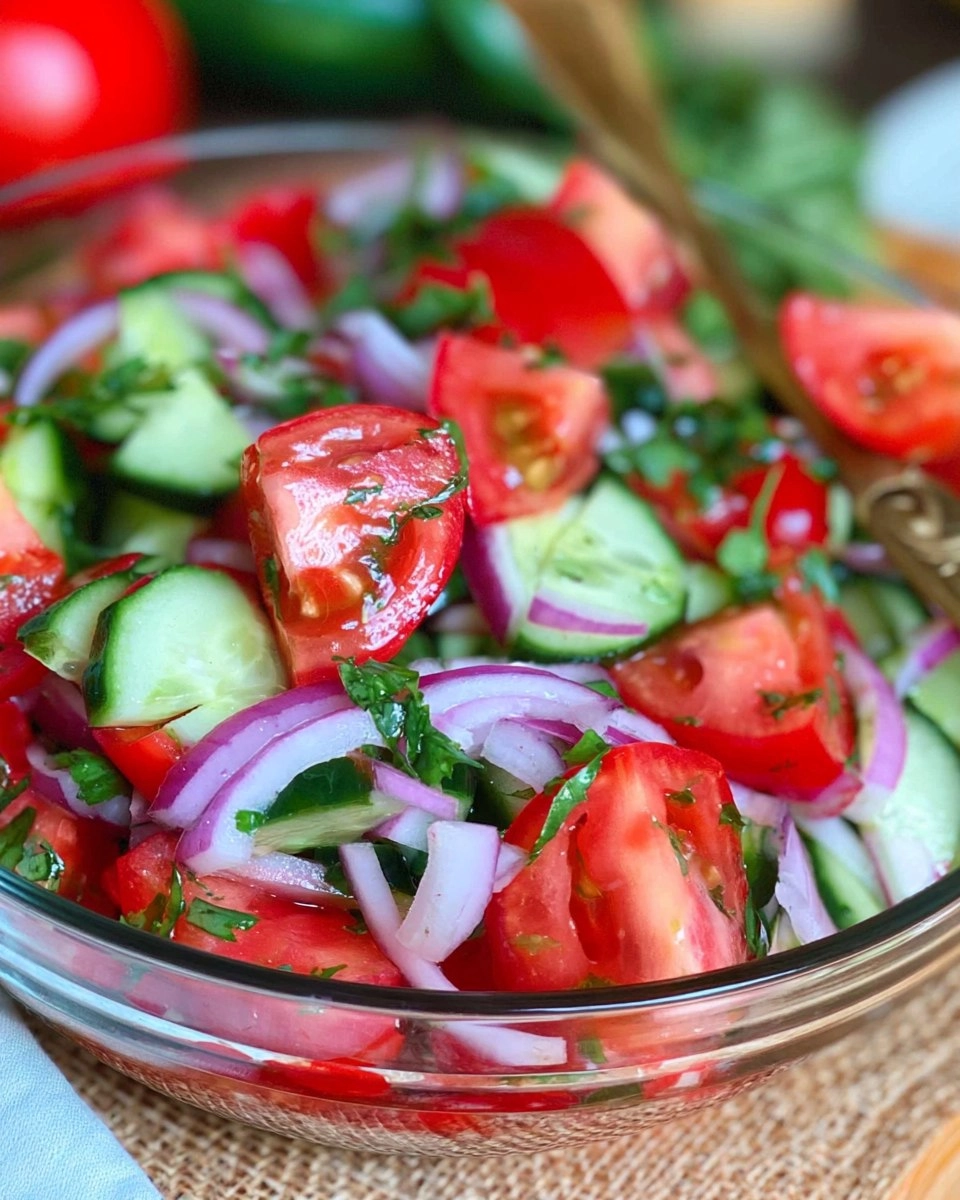 Classic Cucumber Tomato Salad
