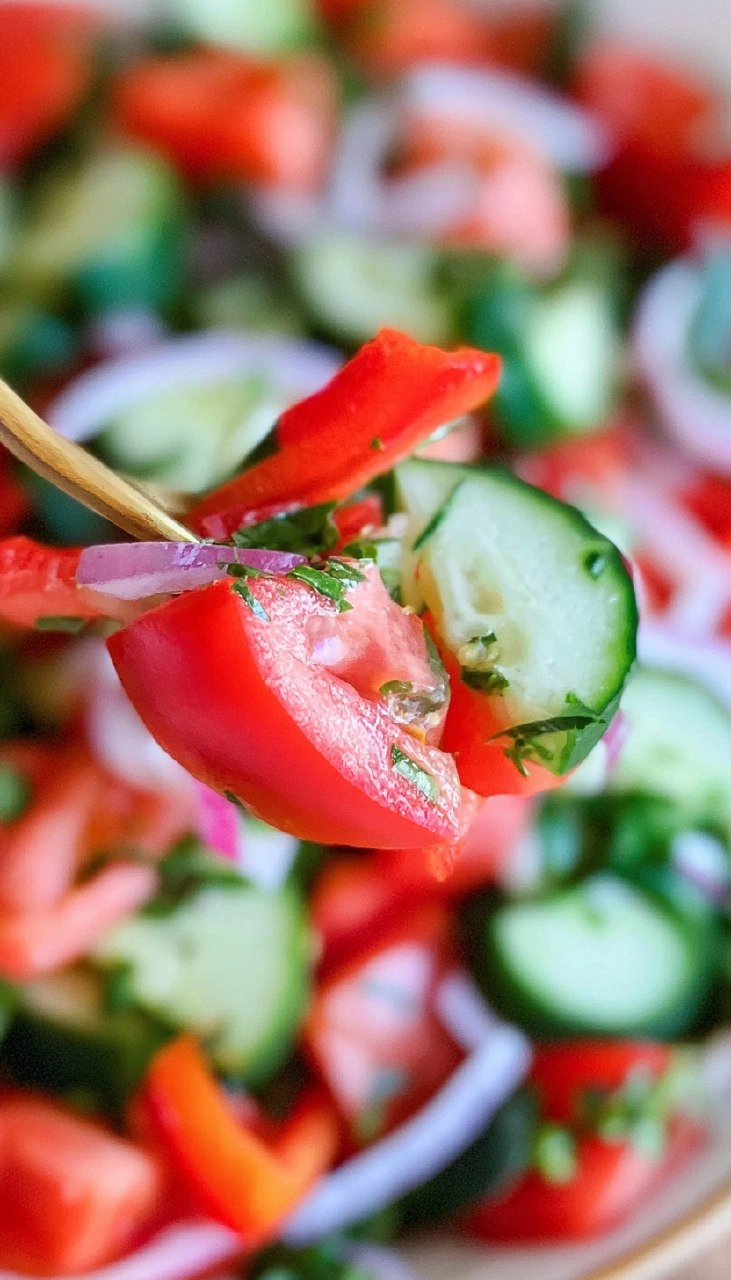 Classic Cucumber Tomato Salad