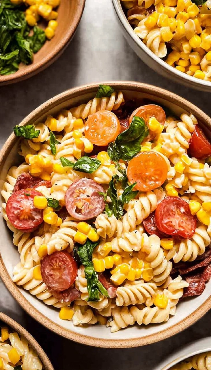 Corn and Tomato Pasta Salad