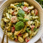 Creamy Chicken Pesto Pasta Salad 126 Creamy-Chicken-Pesto-Pasta-Salad-Recipe