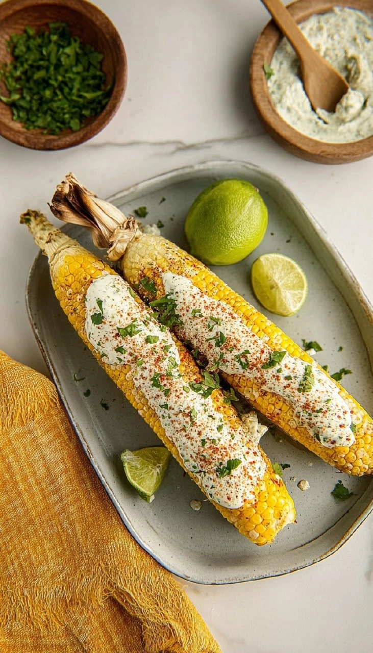 Creamy Cilantro Lime Corn