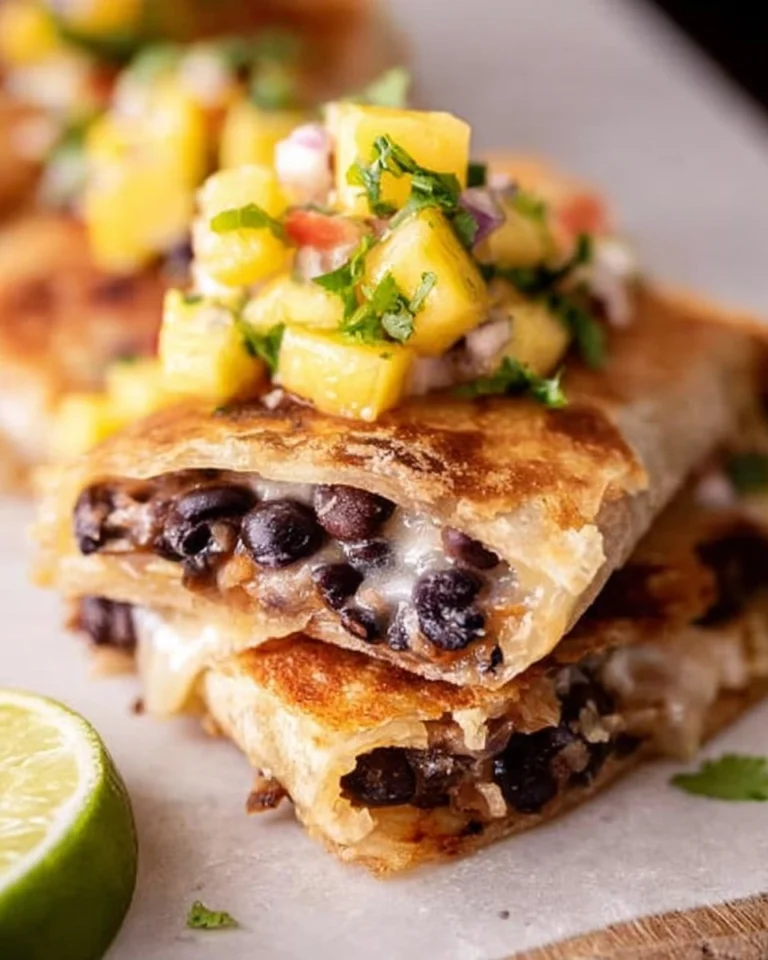 Crispy-Smashed-Black-Bean-Tacos-with-Mango-Salsa.-Recipe