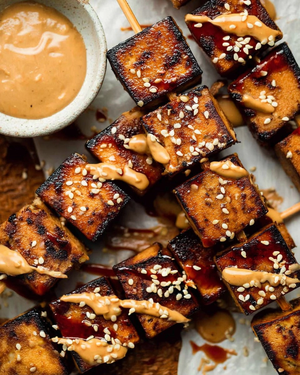 Grilled Tofu Skewers (Vegan)