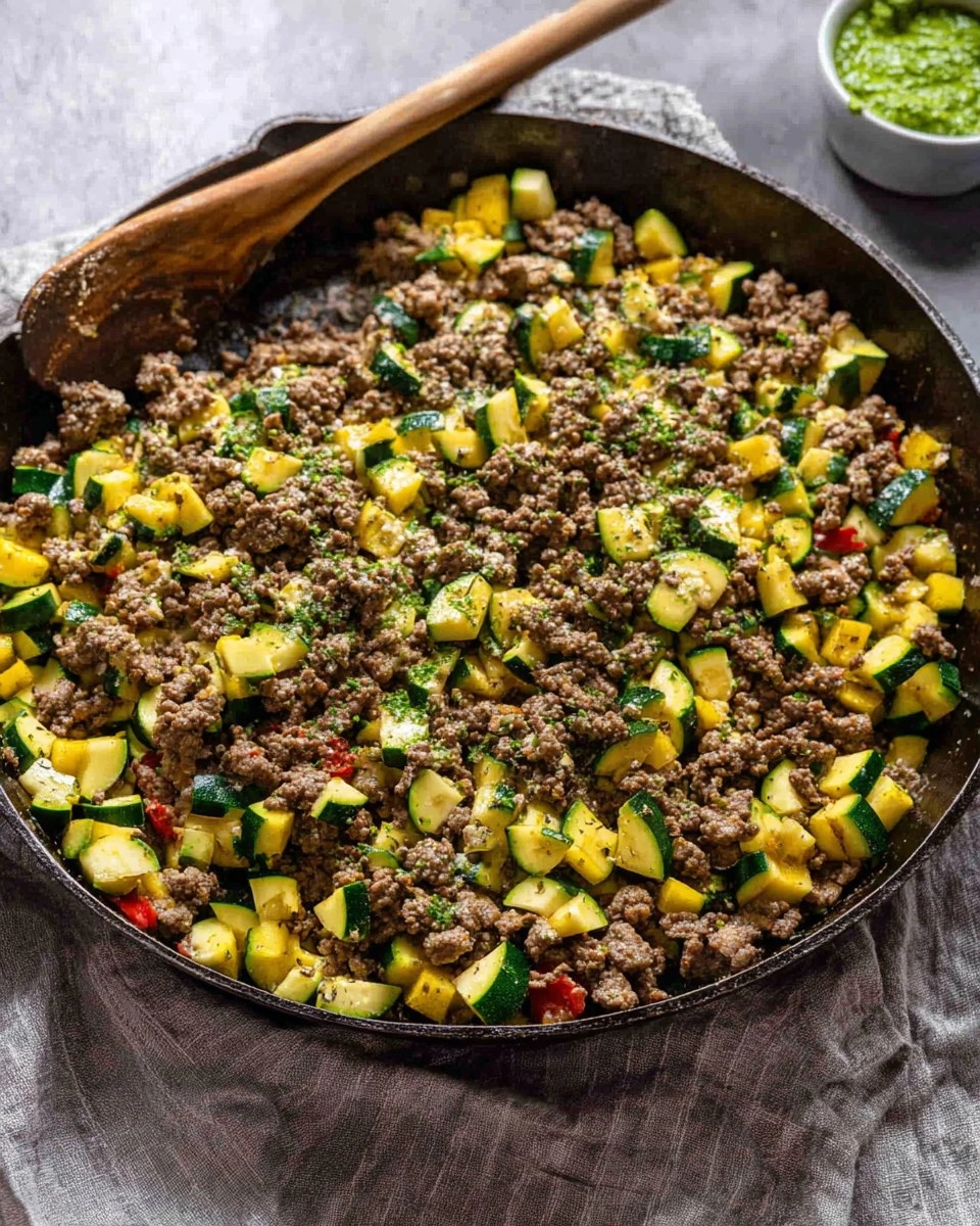 Ground Beef and Zucchini Skillet 79 Ground Beef and Zucchini Skillet