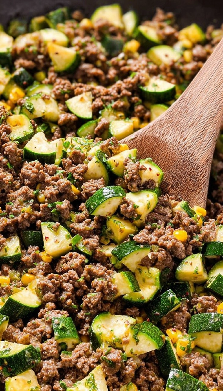 Ground Beef and Zucchini Skillet 80 Ground Beef and Zucchini Skillet