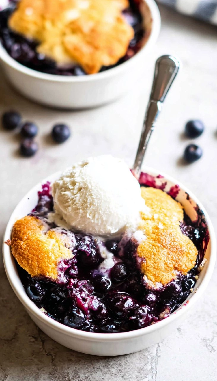 Healthy Blueberry Cobbler (Gluten Free, Dairy Free) 105 Healthy Blueberry Cobbler (Gluten Free, Dairy Free)