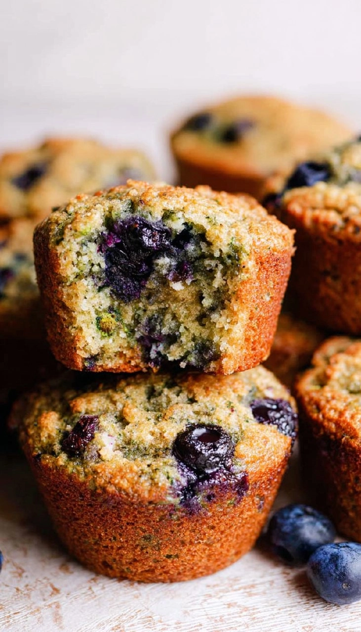 Healthy Blueberry Zucchini Muffins (Gluten Free, Paleo, Almond Flour) 125 Healthy Blueberry Zucchini Muffins (Gluten Free, Paleo, Almond Flour)
