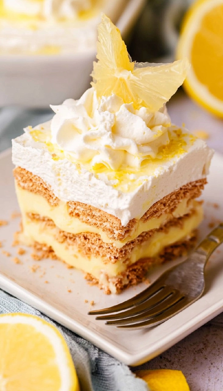 Lemon Icebox Cake 70 Lemon Icebox Cake