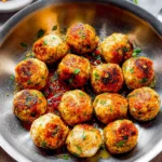 Mediterranean Chicken Meatballs 111 Mediterranean-Chicken-Meatballs-Recipe