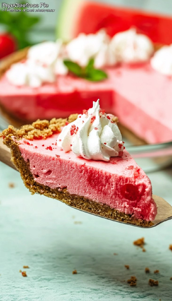 No-Bake Watermelon Pie: An Easy Summer Dessert