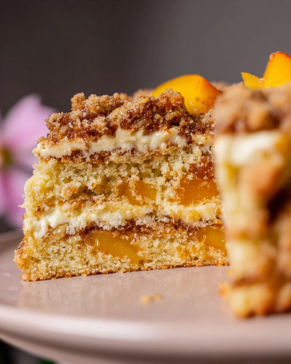 Peach Cobbler Cake
