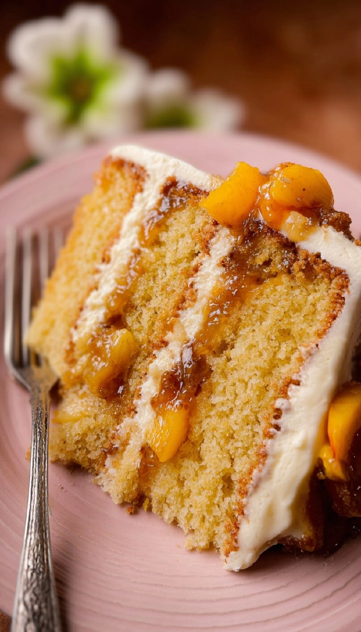 Peach Cobbler Cake