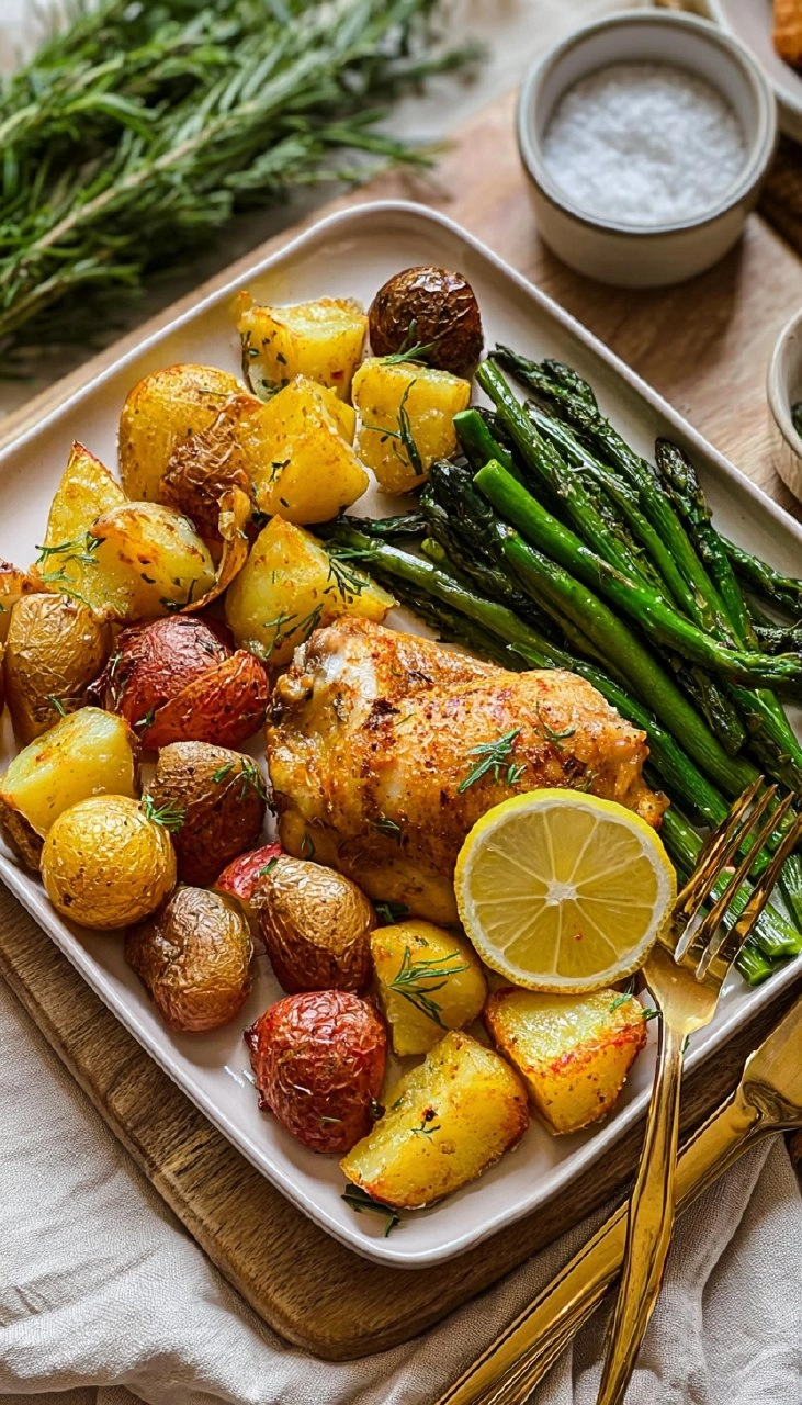 Sheet Pan Chicken and Potatoes 105 Sheet Pan Chicken and Potatoes