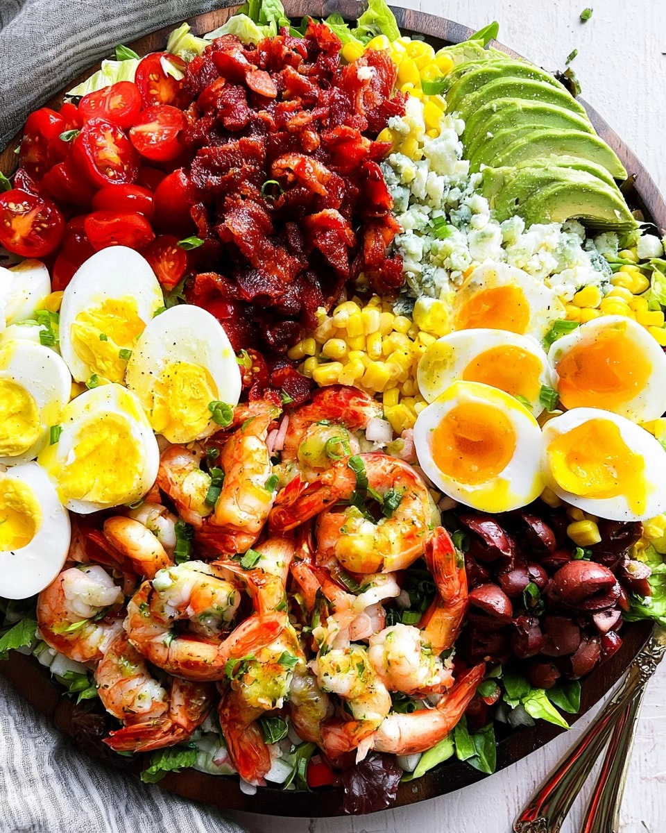 Shrimp Cobb Salad (Healthy, Easy Summer Dinner) 99 Shrimp Cobb Salad (Healthy, Easy Summer Dinner)