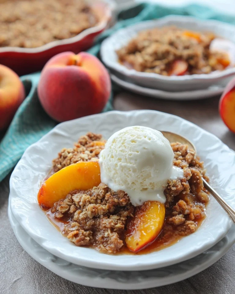Simple-Peach-Crisp-Recipe-with-Oat-Topping