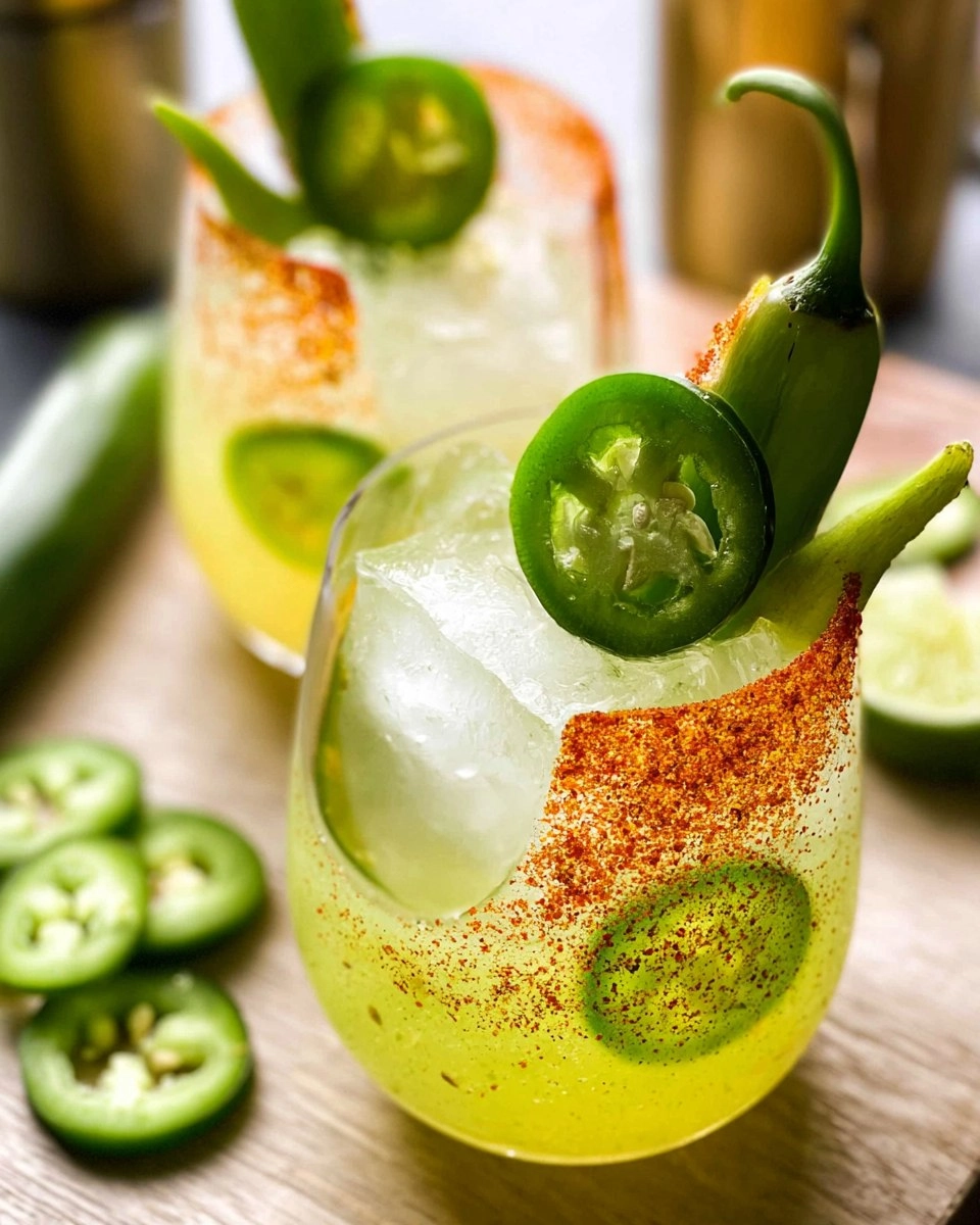 Spicy Pickle Margarita