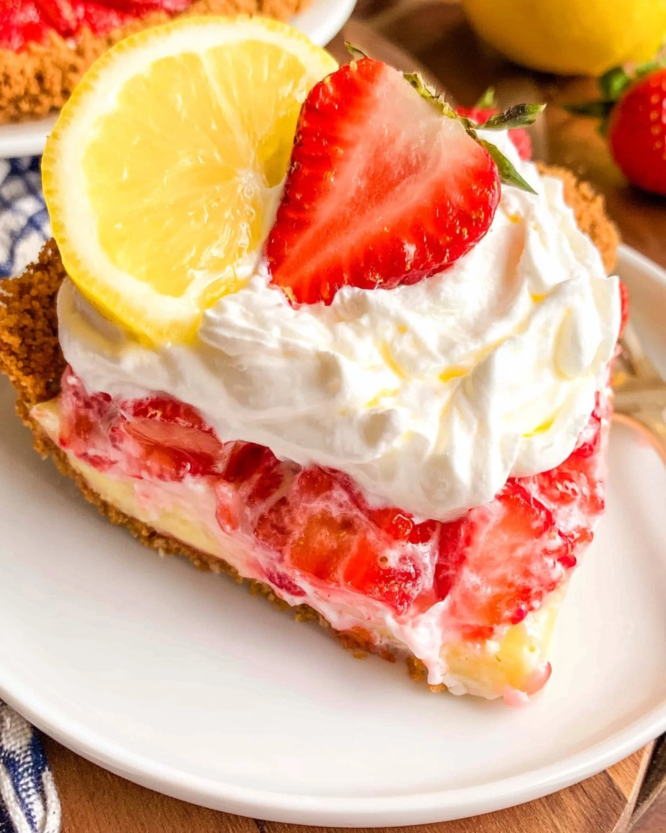 Strawberry Lemonade Pie