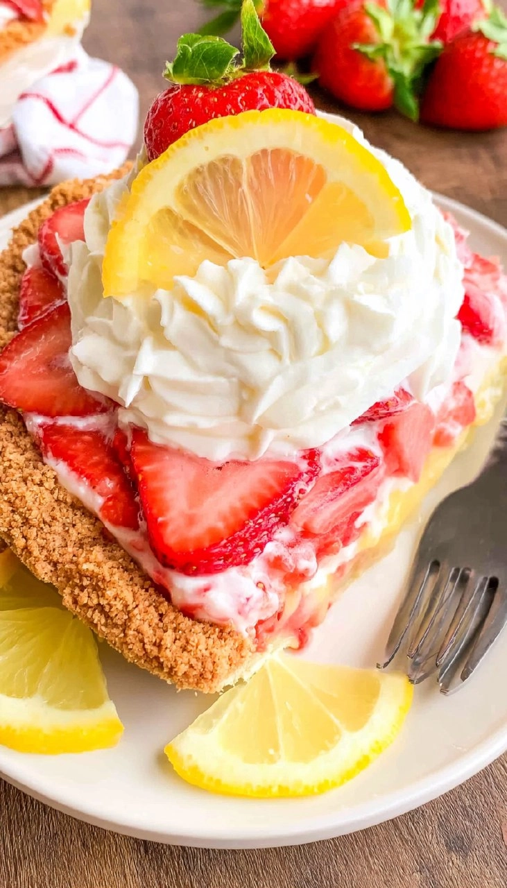 Strawberry Lemonade Pie