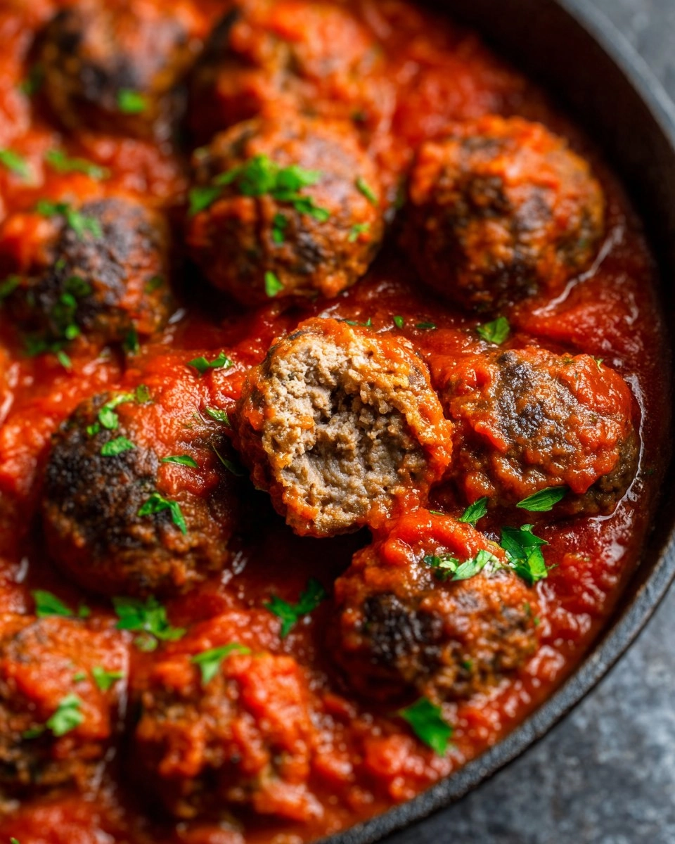 Baked Meatball Recipe (with The Best Marinara Sauce)
