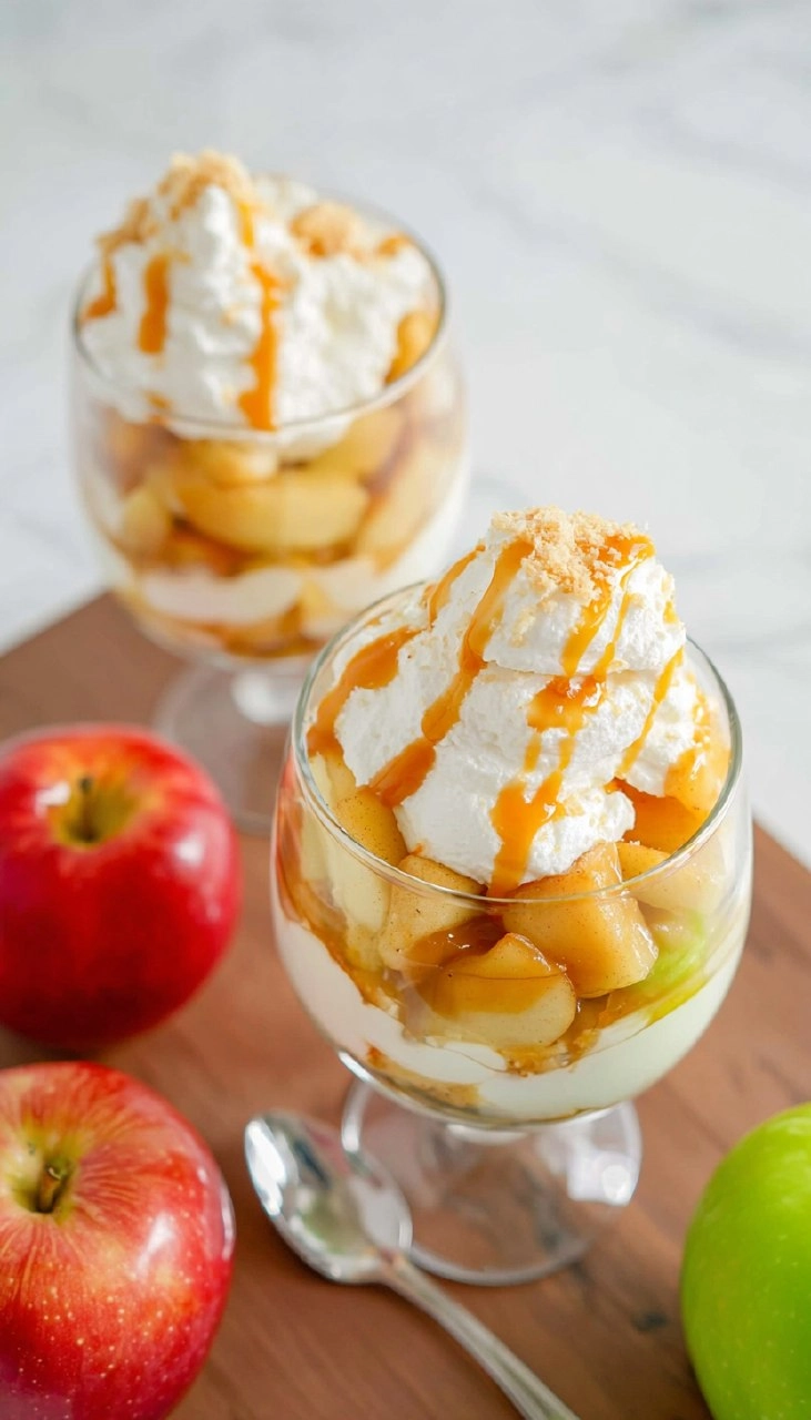 Caramel Apple Trifles