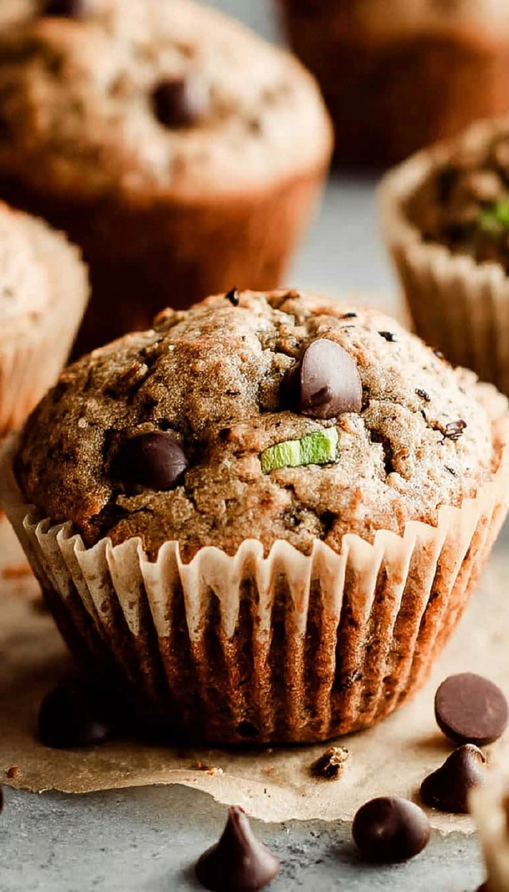 Chocolate Chip Zucchini Muffins
