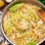 Creamy-Garlic-Parmesan-Cabbage-Low-Carb-Skillet-Recipe-Recipe