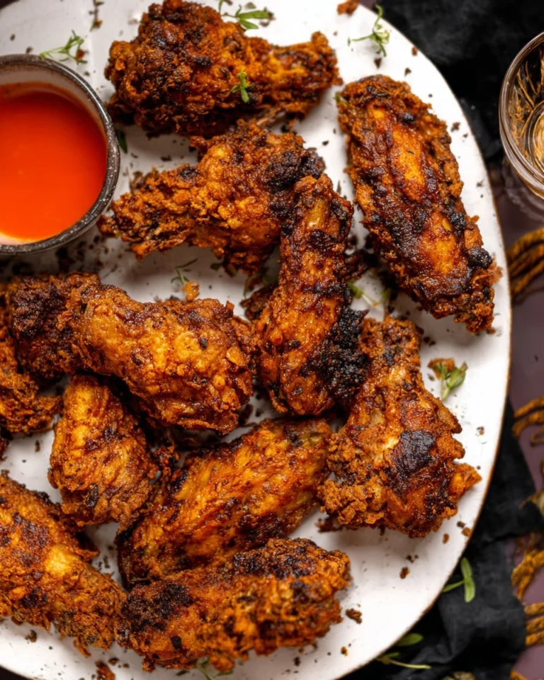 Crispy-Spicy-Fried-Chicken-Wings-Recipe