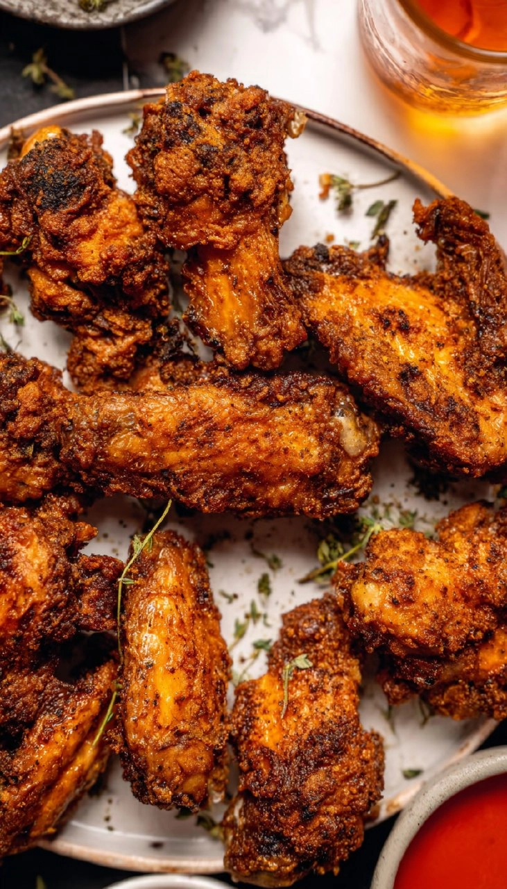 Crispy Spicy Fried Chicken Wings 90 Crispy Spicy Fried Chicken Wings