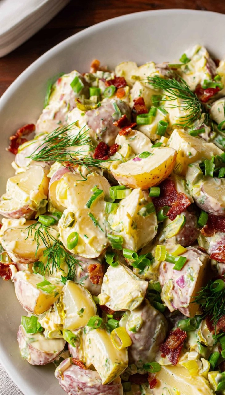 Dill Pickle Potato Salad 
