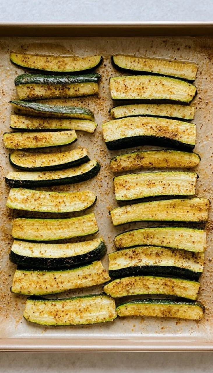 Easy Oven Roasted Zucchini