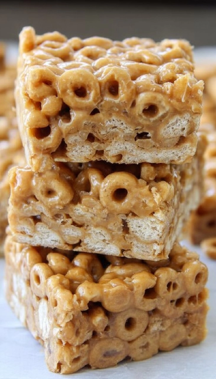 Easy Peanut Butter Cheerio Bars