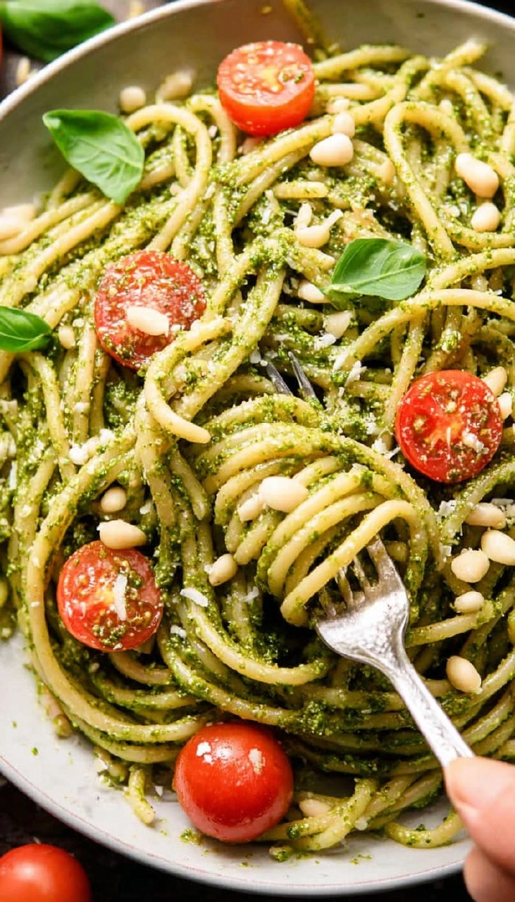 Easy Pesto Pasta