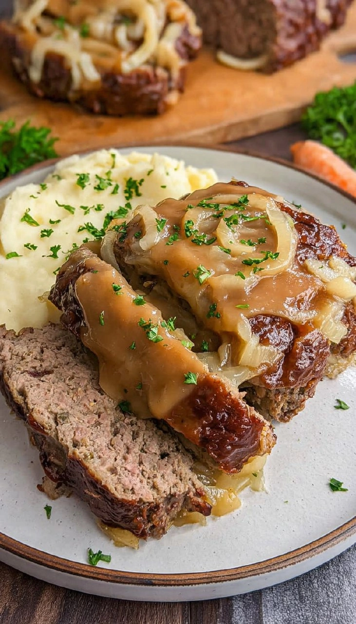 French Onion Meatloaf