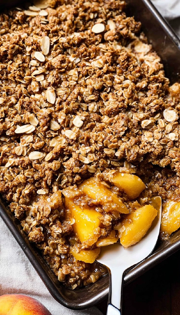 Gluten Free Peach Crisp