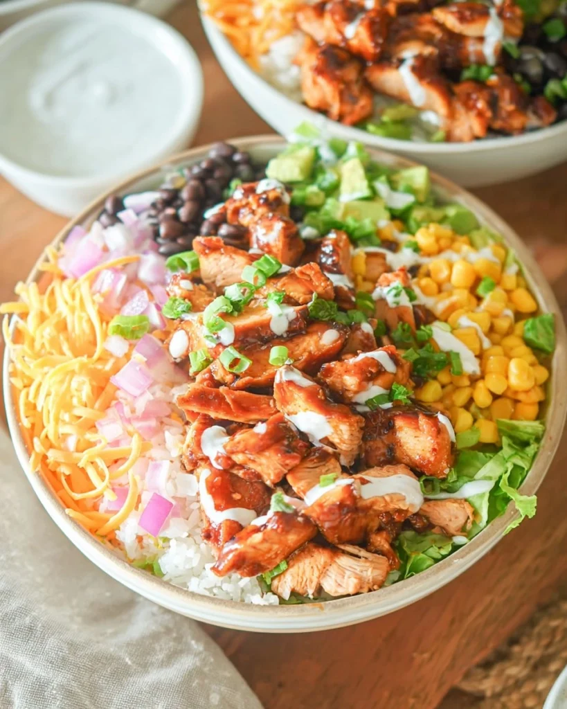 Honey-BBQ-Chicken-Bowls-Recipe