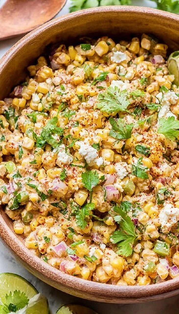 Mexican Street Corn Salad Recipe (Esquites)