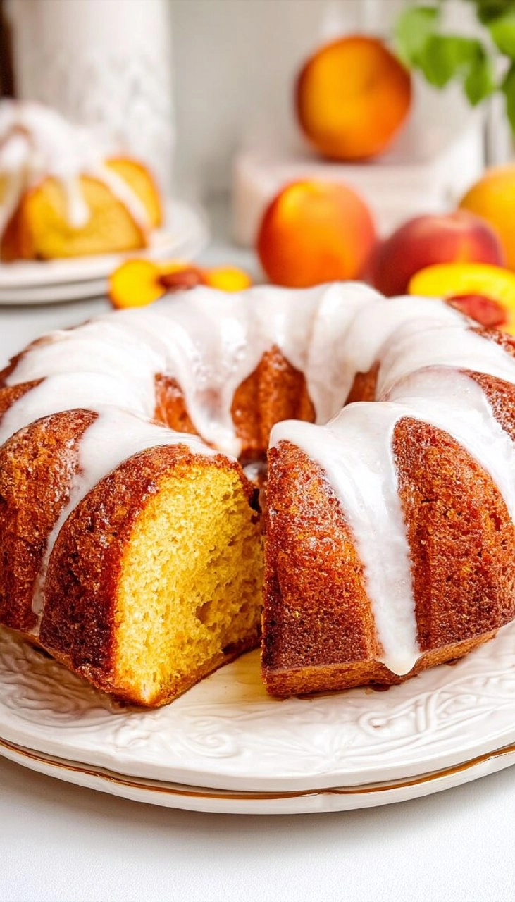 Peach Bundt Cake
