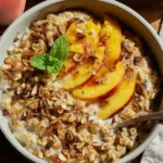 Peach Cobbler Oatmeal 91 Peach-Cobbler-Oatmeal-Recipe