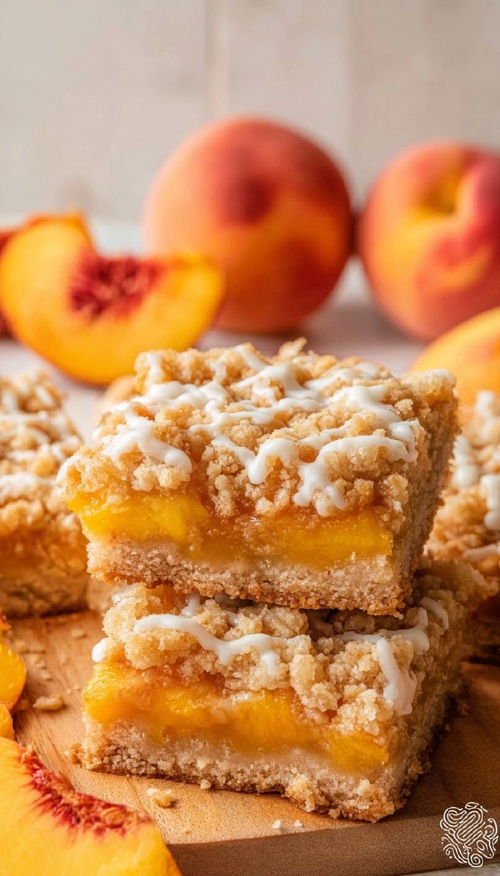 Peach Crumb Bars